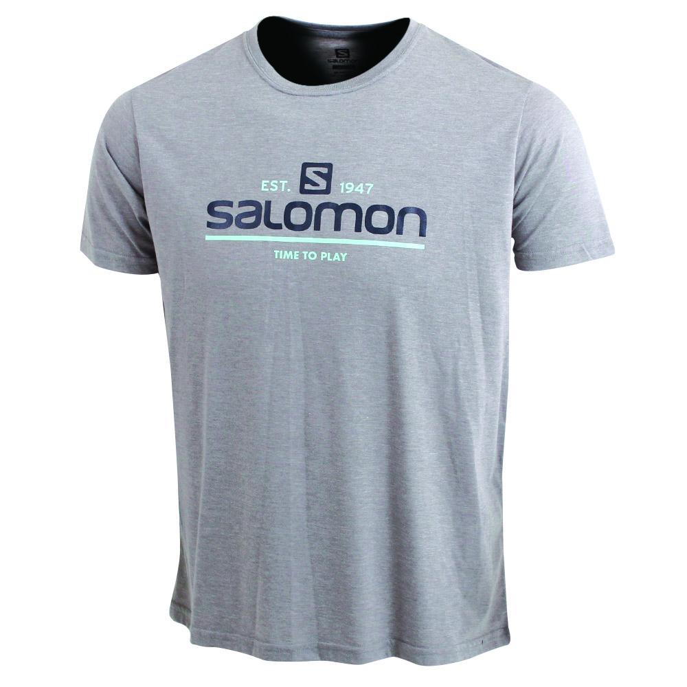 SALOMON UK TIME TO PLAY SS M - Mens T-shirts Grey,YAOG28931